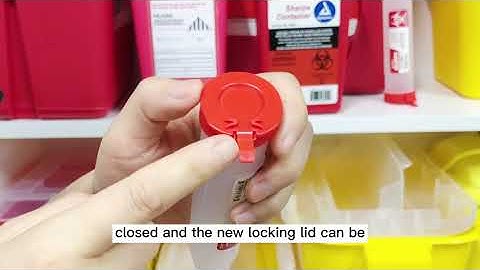 JCMED Medical Small Pocket Sharps Container For USA Market