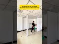 Invisible partition folding door, no need to drill holes for installation, simple and convenient.