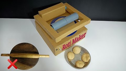 How to make electric Roti Maker / DIY Roti , Chapati , Puri making  machine