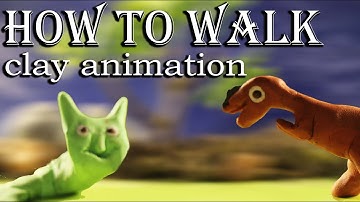 How to Walk – Clay Animation – Tutorial – Stop motion