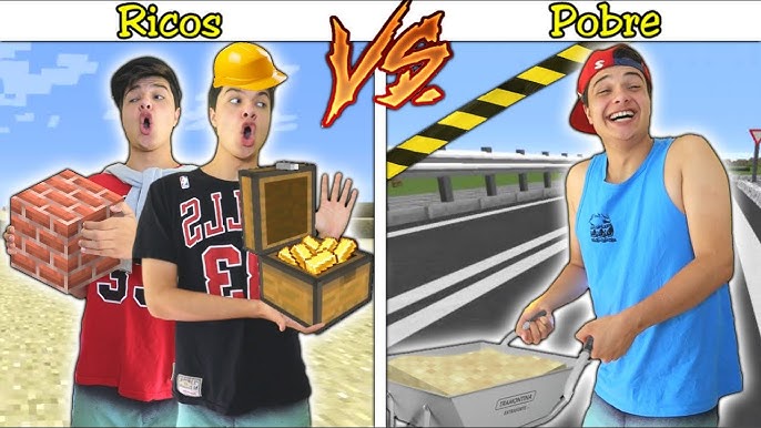 Craft Studios - #VídeoNovo #ricoVSpobre RICO VS POBRE - MATERIAL ESCOLAR ft  SR PEDRO e CLOTILDE - Minecraft Machinima, Craft Studios Assista