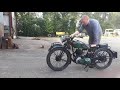 1938 bsa 250cc c10 startup and run