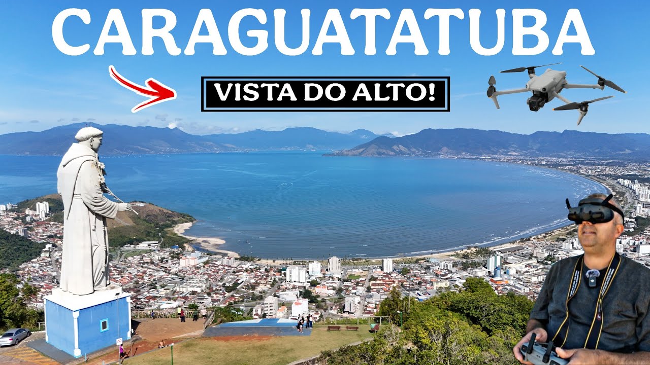 A incrível Caraguatatuba vista do Alto com Drone, você irá se surpreender!
