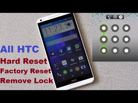 Hard Reset HTC Desire 816 Remove Pattern Lock - Done 