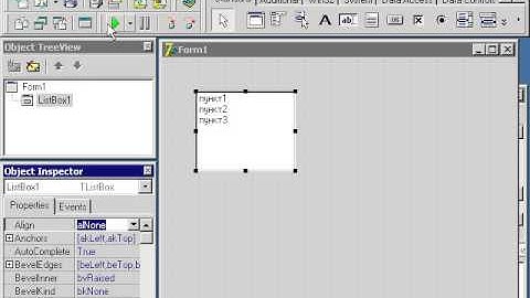 24 Delphi 7 Компоненты ListBox, ComboBox
