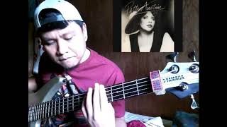 Video thumbnail of "All behind us now - patti austin(Bass cover, backing track)"