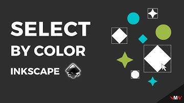 How to select by color in Inkscape | Inkscape Short Tutorials
