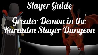 [OSRS Mobile] Slayer Task - Greater Demon in the Karuulm Slayer Dungeon