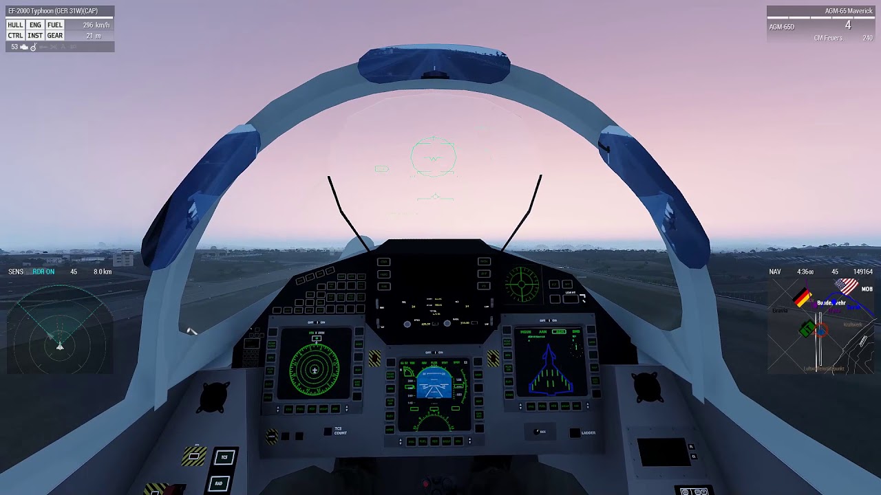 Eurofighter - Close Air Support with 9 Line Briefing from FAC