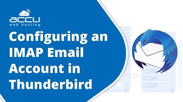 Configuring an IMAP email account in Thunderbird