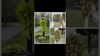 Teardrop swag  #teardropswag  #floraldesign #wreathmaking #wreathdecor #frontdoordecor #homedecor