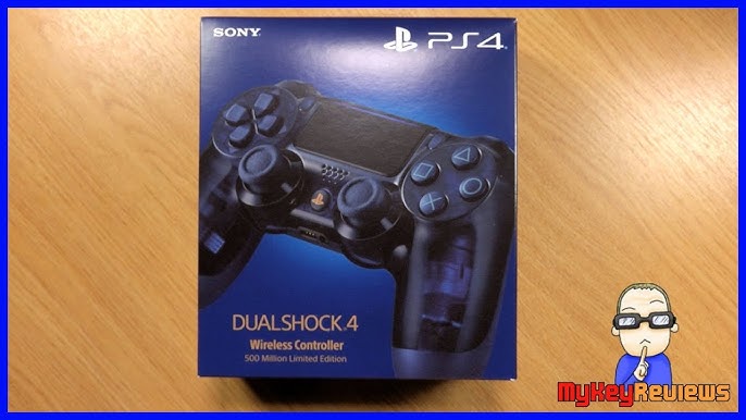  Sony Dualshock 4 Wireless Controller for PlayStation 4 - Blue  Crystal - PlayStation 4 : Video Games