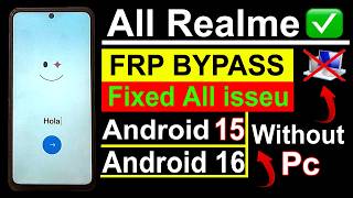 Realme Android 16 FRP BYPASS | Without PC 2026 | New Method (Share Not Working)
