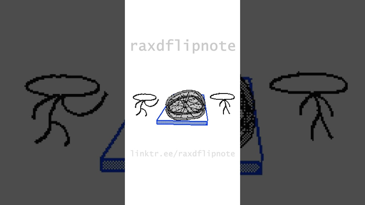 Infinite Pizza Glitch Flipnote Animation 3ds