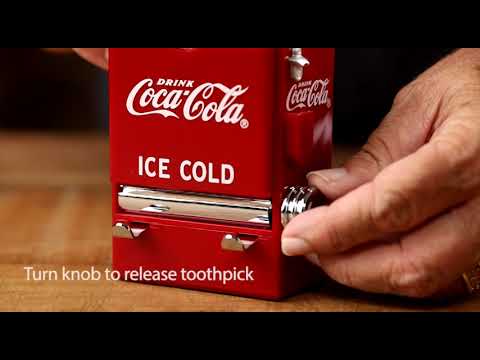 Looks Like Soda Machine by TableCraft NEW!! Coca Cola Coke Toothpick Dispenser 