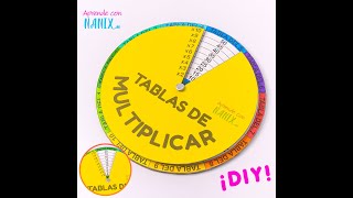 Con esta ruleta logré aprender las Tablas de Multiplicar en muy poco tiempo