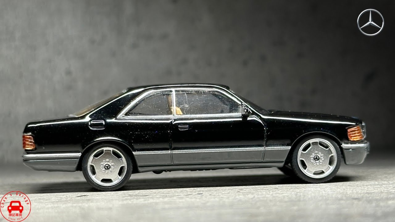 Miniature Guisval 1/64 Mercedes Benz 500 SEC Rallye #4 - Occasion Avec Boîte