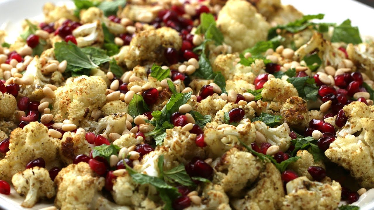 Roasted Cauliflower With Tahini Yogurt Tasty