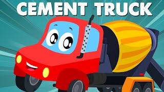 Cement Mixer Truck | Little Red Car | Car Cartoons And Videos For Children by Kids Channel screenshot 4
