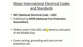 Electrical Codes and Standards | NEC, IEC, IEEE, Saudi SBC, UAE DEWA Regulations Explained