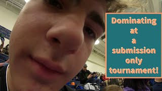 Dominating at a submission only tournament!