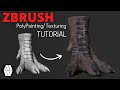 ZBRUSH Tutorial - ZBrush Polypainting/Texturing