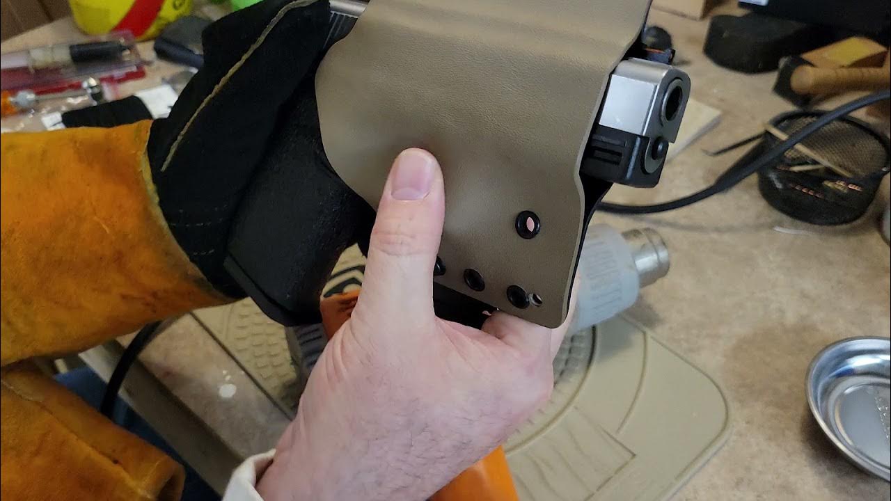 HowTo Reshape a kydex molded holster for a different gun using heat