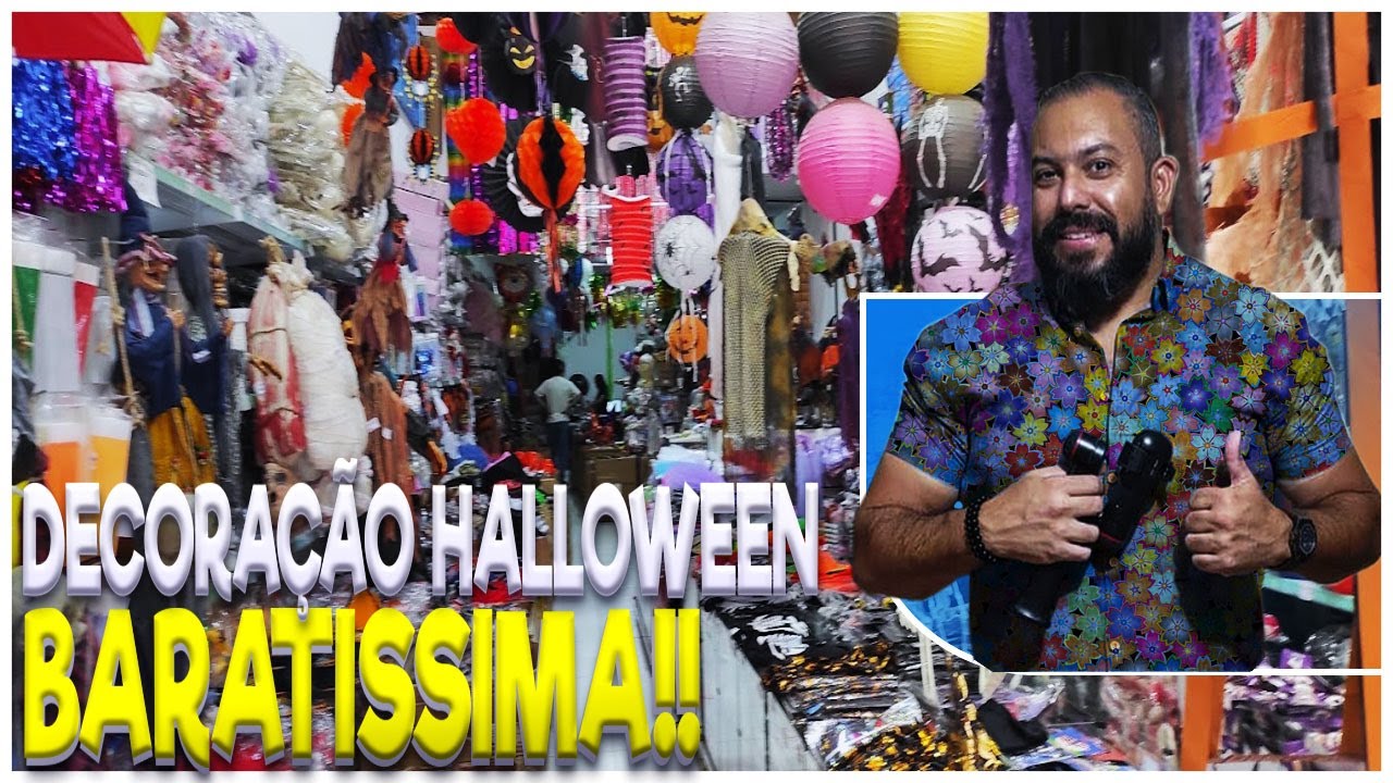 DECORAÇÃO HALLOWEEN GASTANDO POUQUÍSSIMO! DISTRIBUIDORA EM SÃO PAULO/BRASIL #500