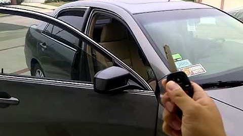 Honda Accord Remote Windows - Roll Down With Key Fob