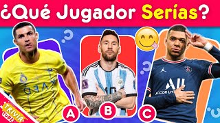 ¿Qué jugador de fútbol serías? | Test de fútbol quiz | Quiz FÚTBOL ⚽#triviatube