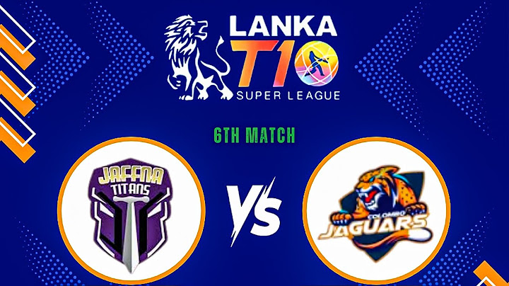 🔴 LIVE | Match 6 - Jaffna Titans Vs Colombo Jaguars | LANKA T10 SUPER LEAGUE 2024