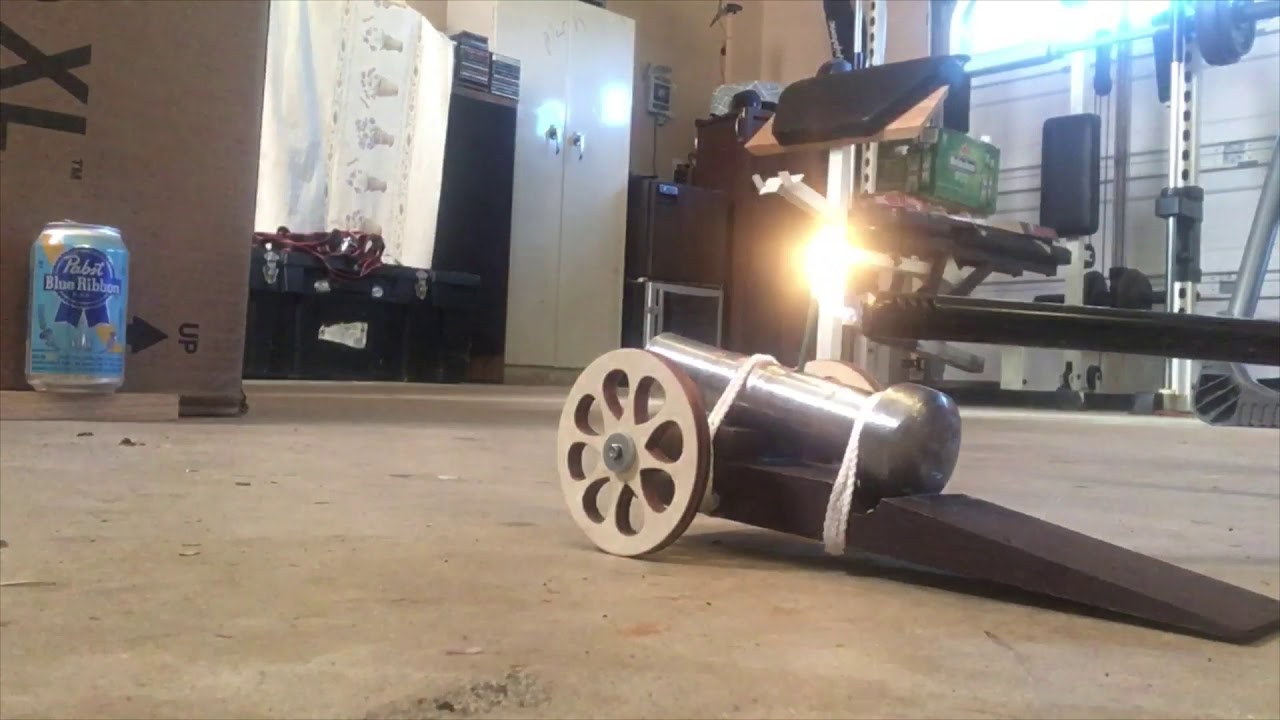 Mini Cannon in use