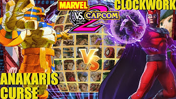 MvC2 Mvci Umvc3 ANAKARISCURSE vs CLOCKWORK pt 2