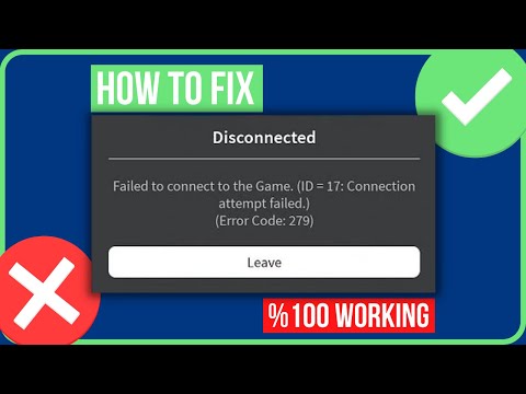 Top 5 Ways To Fix Roblox Error Code 279