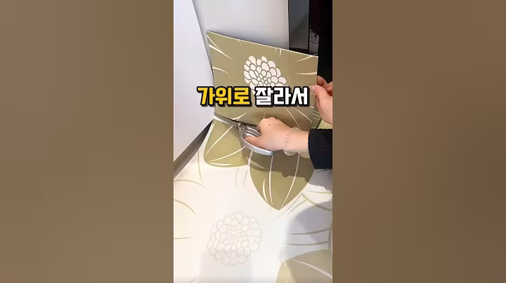 잘라 쓰는 매트가 화제인 이유 #현관매트 #살림템 #생활용품 #인테리어