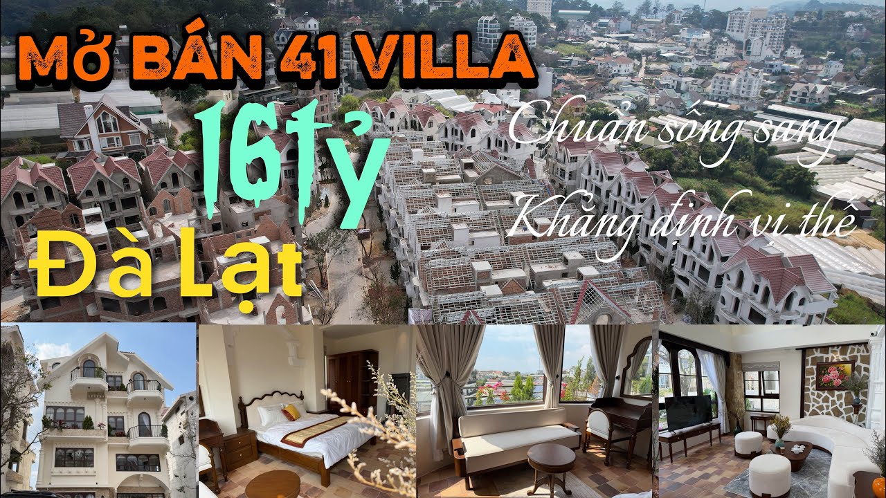 Mở bán 41 Biệt Thự Đà Lạt | La Cerise Đà Lạt | Chuẩn sống sang | Khẳng định vị thế | Giá chỉ từ 16tỷ