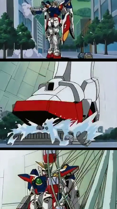 Gundam Wing destroy colony
