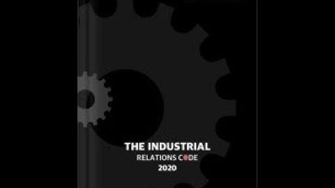 Promo video The Industrial Relations Code 2020