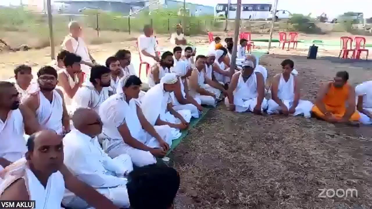 मृत्यू महोत्सव- विमान यात्रा- प.पू.१०५ श्रुल्लीका सुशीलमती माताजी (7-3-2026) अकलूज 