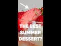 Delicious summery dessert with strawberries and lemon curd #shorts