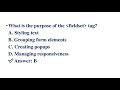 Pppgtrb web development mcq mcq free f