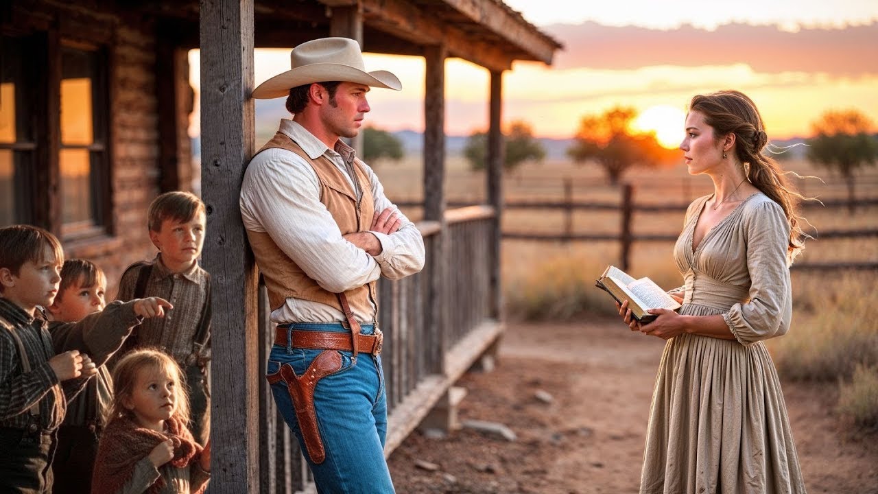 Sie sagte: „Ich kann keine Kinder bekommen.“ Der Cowboy lächelte: „Gut… ich hab genug für uns.“