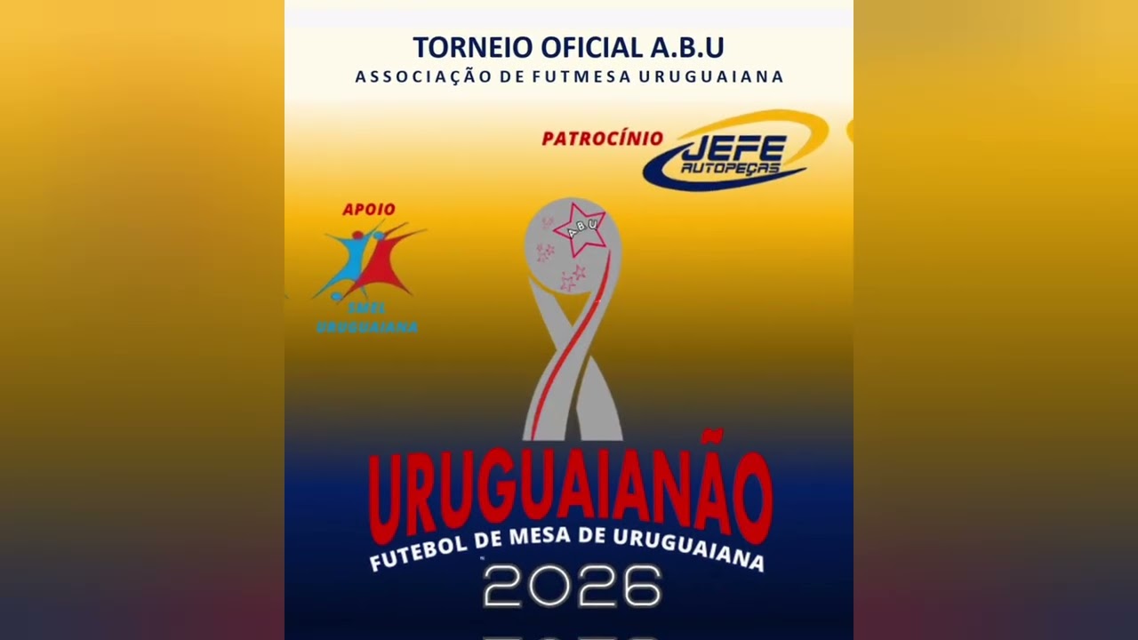 CHAMADA URUGUAIANÃO 2026 JEFE AUTO PEÇAS DE FUTEBOL DE MESA. 