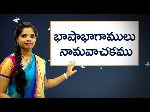 Parts of Speech - Noun in Telugu : భాషాభాగాములు నామవాచకం : Learn Telugu for all