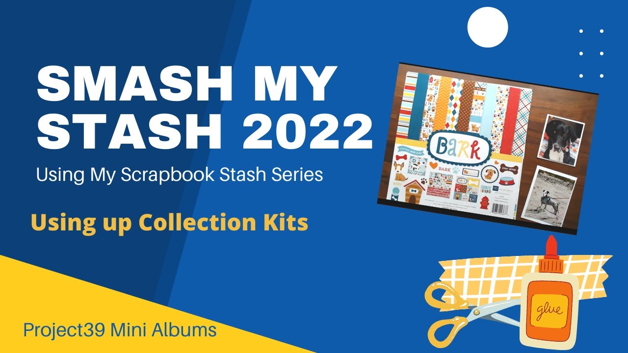 Smash My Stash! Using Echo Park "Bark" Collection Kit to make Mini Albums