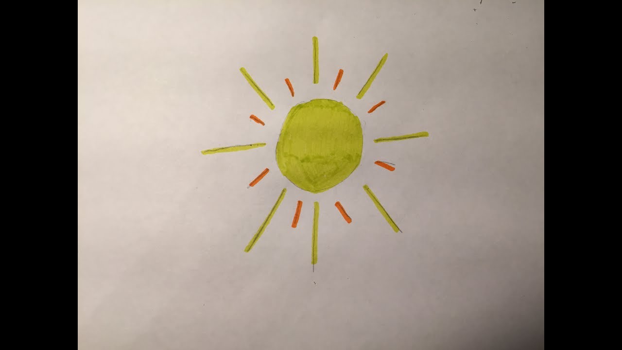 How to Draw the Sun - YouTube