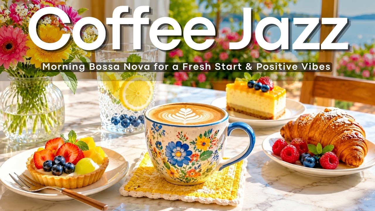 コーヒーJAZZスイカ さま　Better Life&Vibes Happy Morning Coffee Jazz ☕ Relaxing Café Bossa Nova for a Fresh