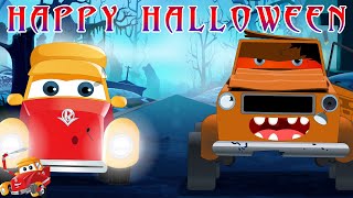 Happy Halloween Animated Car Cartoons for Kids by Super Car Royce
