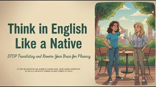 Think in English Like a Native | STOP Translating and Rewire Your Brain for Fluency