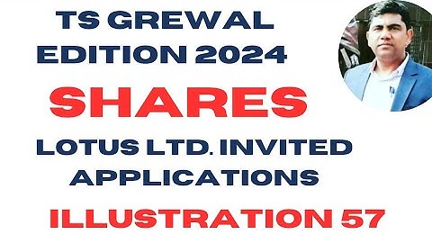 Illustration 64 | Accounting for Share Capital | T S Grewal Edition 2025 @sethsaccountancytricks